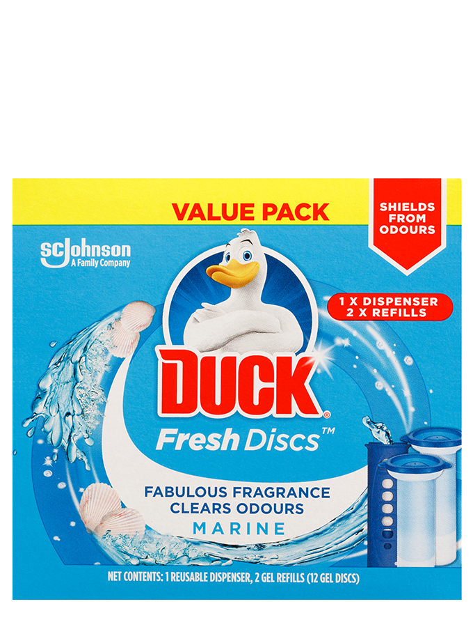 Duck Fresh Disc Holder Refresh Eucalyptus & Lavender 36Ml – Reboot