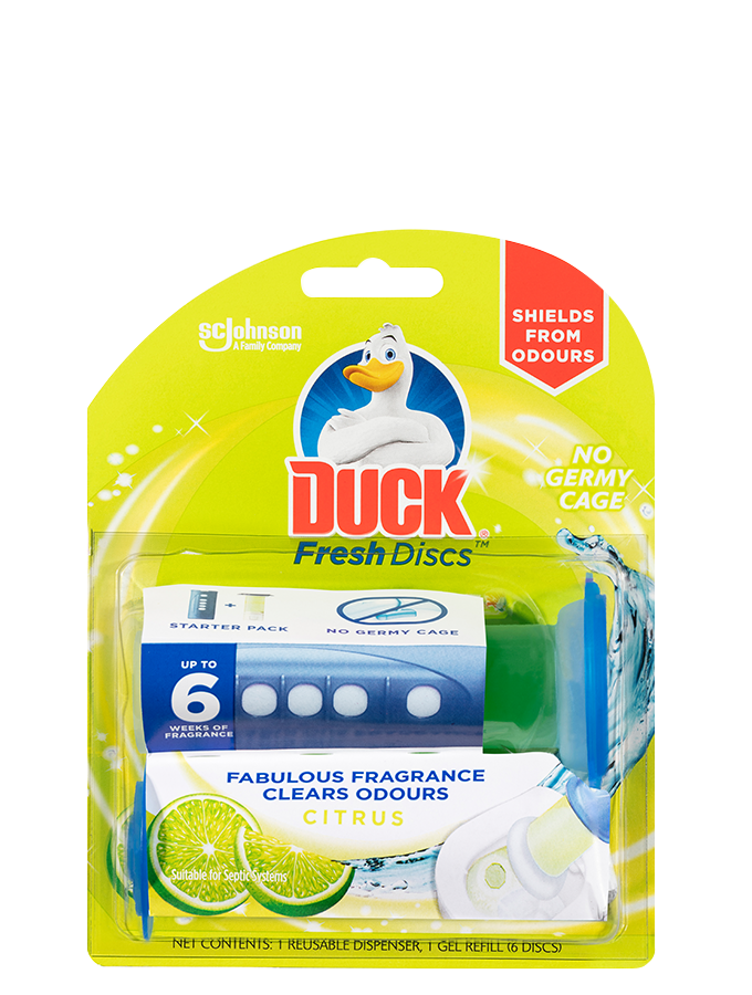Duck Fresh Discs Toilet Cleaner Tropical Summer Twin Refill - ASDA Groceries